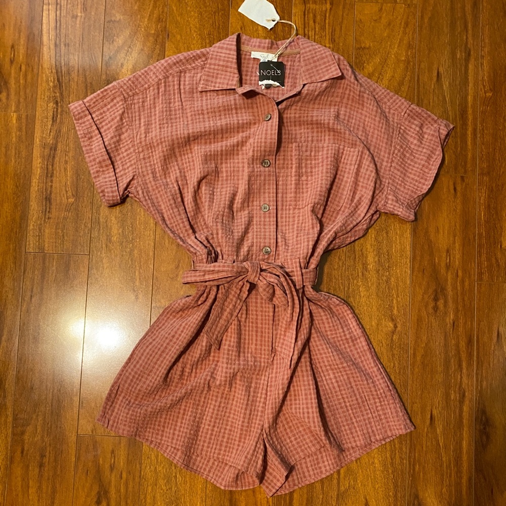 NWT- Boho Romper - Rust